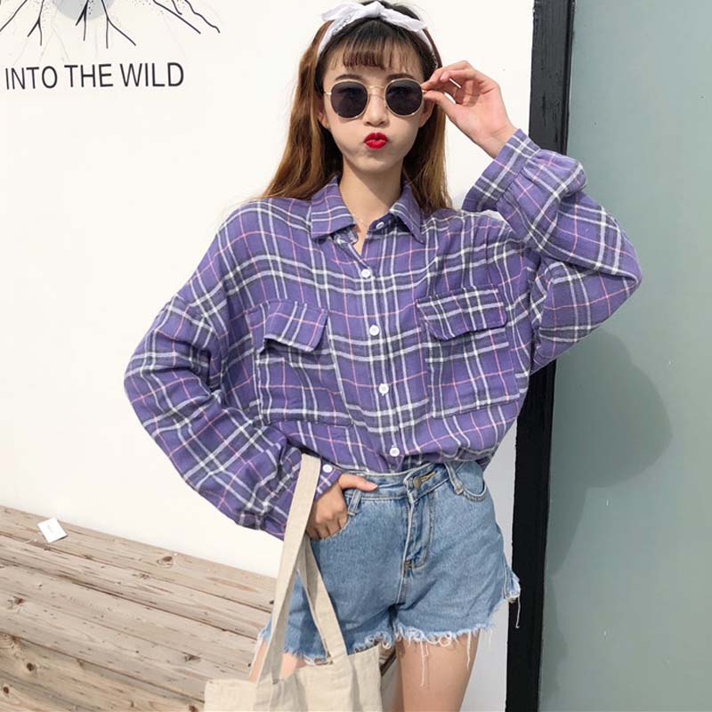 mẫu áo somi oversize cho nữ